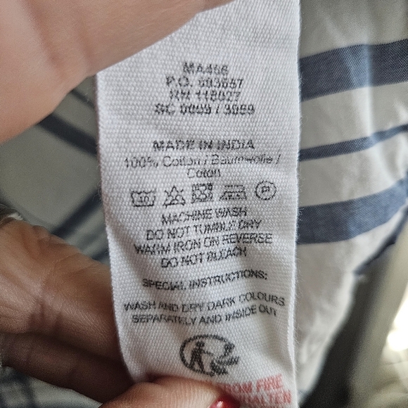 Boden Mens Plaid Long Sleeve Button Down Sz Large - Picture 10 of 10